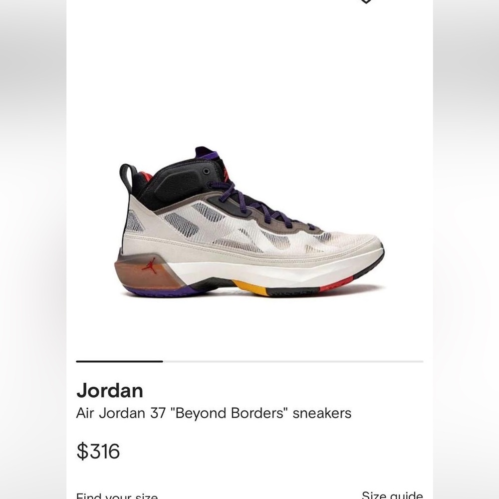 Kids Air Jordon 37 size 4